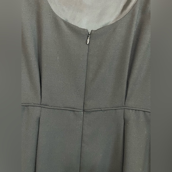 J. Crew 100% Wool Black Sheath Sleeveless Dress Size 2 - Picture 5 of 9